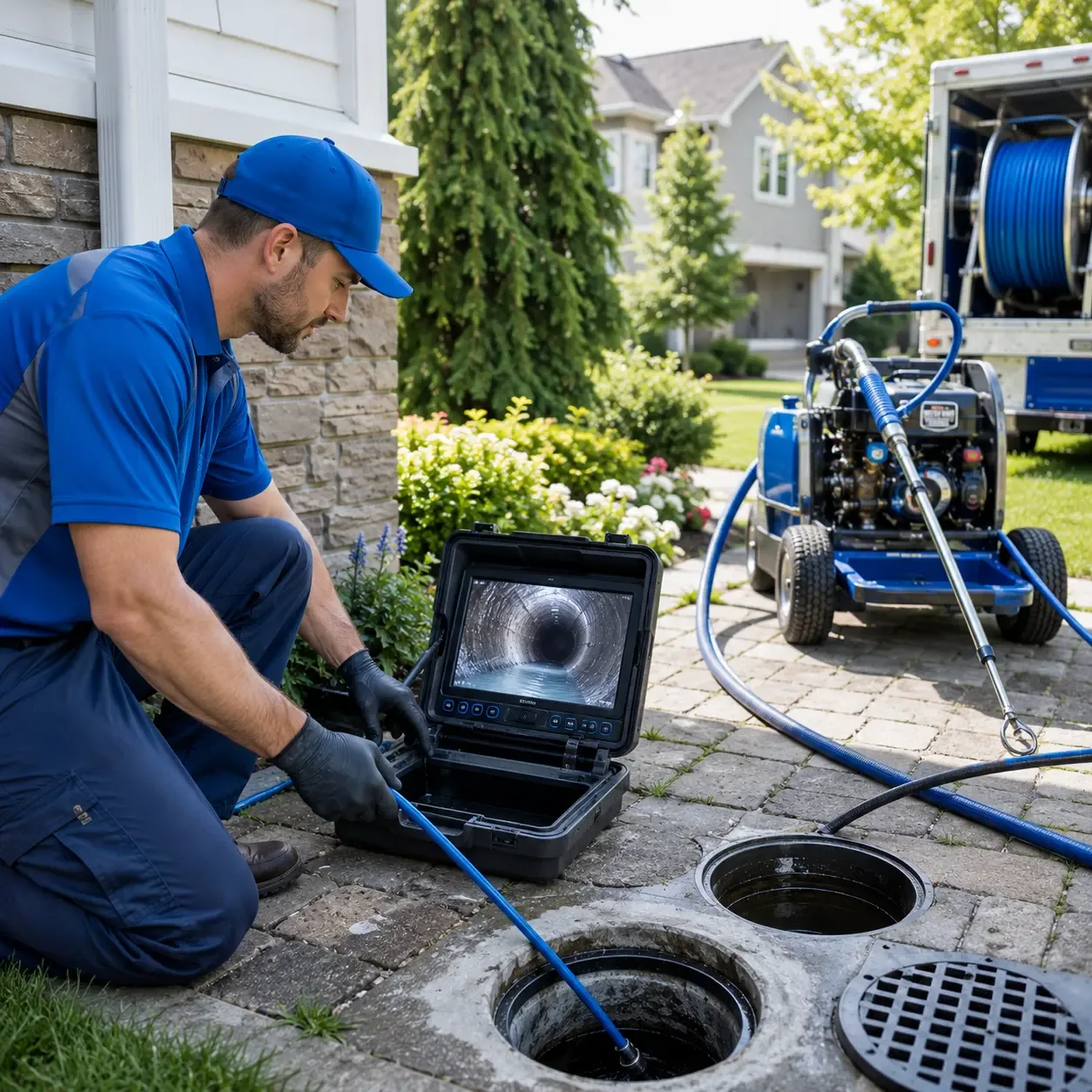 Outdoor drain cleaning professionals serving Creal Springs, IL